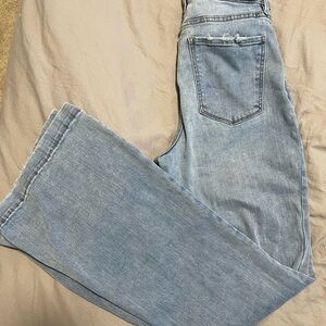 Light Blue Flare & Wide Leg Jeans